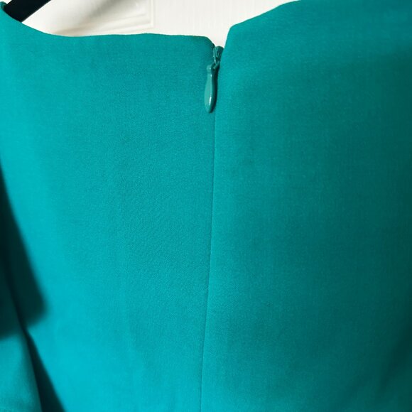 L Teal Green Calvin Klein Midi Dress - Picture 4 of 9